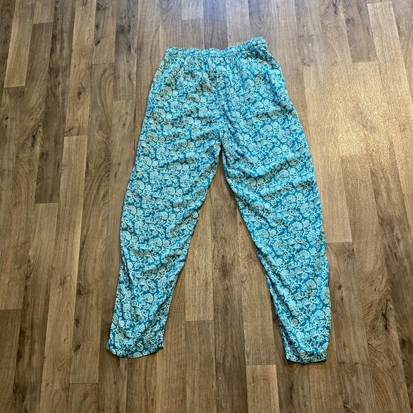 Serra Blue Drawstring Relaxed Lounge Pants Size Medium - Picture 2 of 7